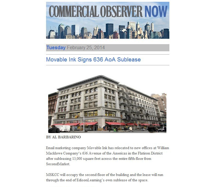 Commercial-Observer-Now-2.25.2014-Moveable-Ink